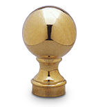 Brass Tube Ball Top End Cap